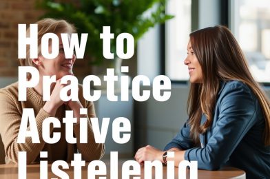 How to Practice Active Listening: Improving Your Communication Skills